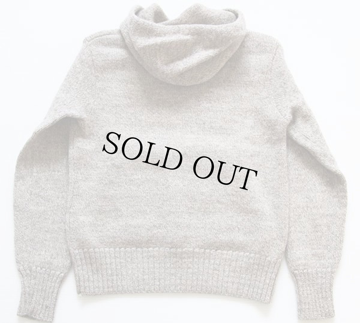 画像2: USA製 Alps ウールニット パーカー M (2)