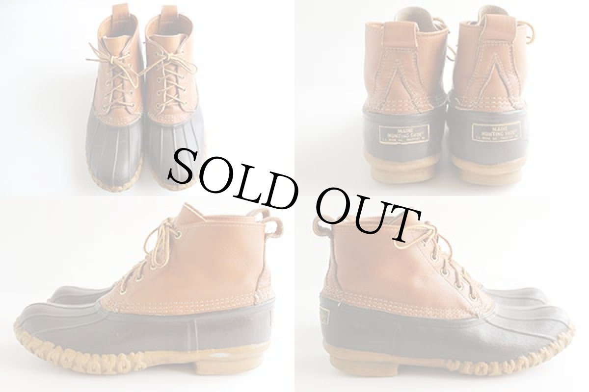 画像2: 80s L.L.Bean メインハンティング 5ホール ビーンブーツ 8M (2)