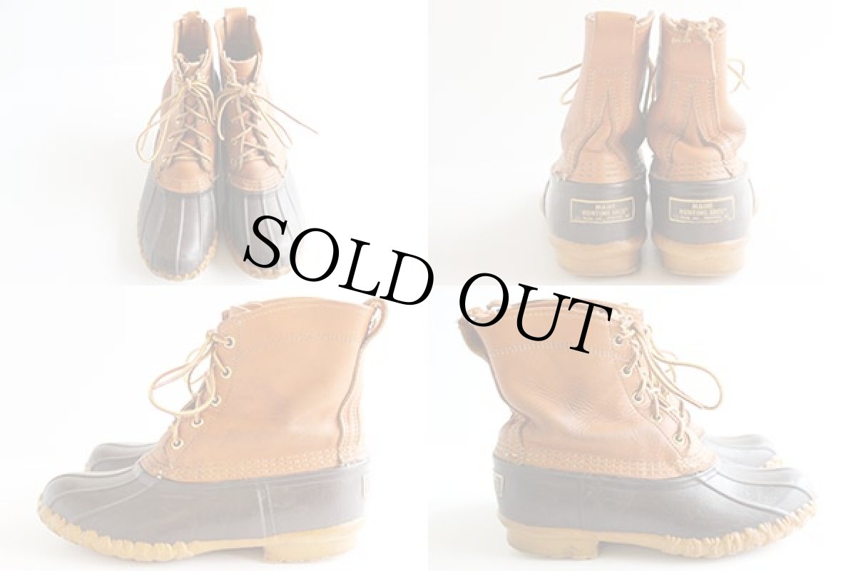 画像2: 80s L.L.Bean メインハンティング 5ホール ビーンブーツ 7 (2)