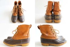 画像2: 80s L.L.Bean メインハンティング 5ホール ビーンブーツ 7 (2)