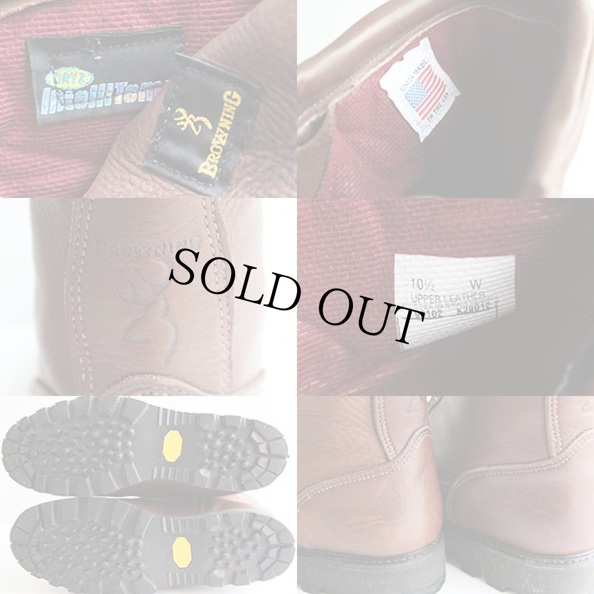 画像4: USA製 BROWNING GORE-TEXゴアテックス ハンティングブーツ 10.5 W (4)