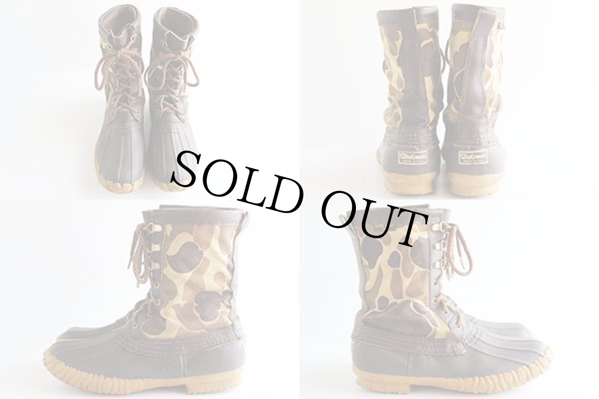 画像2: USA製 LaCrosseラクロス 迷彩柄 GORE-TEXゴアテックス ガムシューズ 9★ビーンブーツ (2)