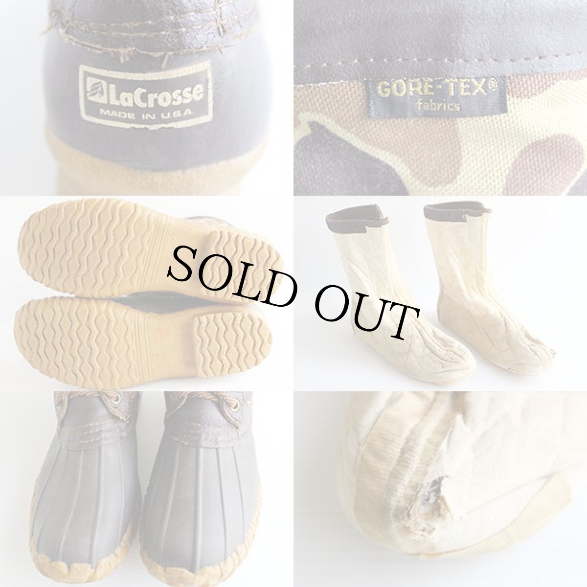 画像3: USA製 LaCrosseラクロス 迷彩柄 GORE-TEXゴアテックス ガムシューズ 9★ビーンブーツ (3)