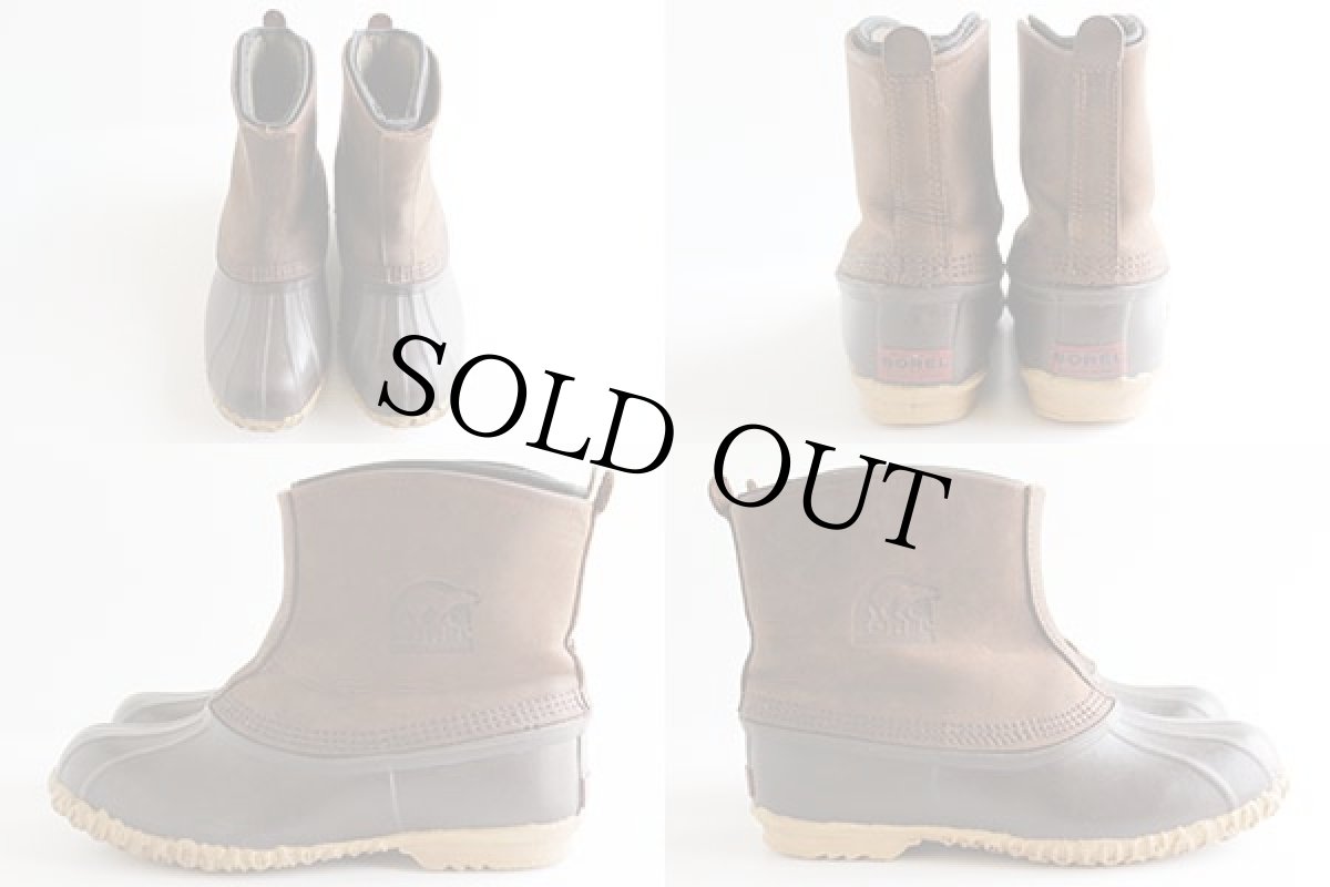 画像2: カナダ製 SORELソレル ヌバックレザー スノーブーツ 10 (2)