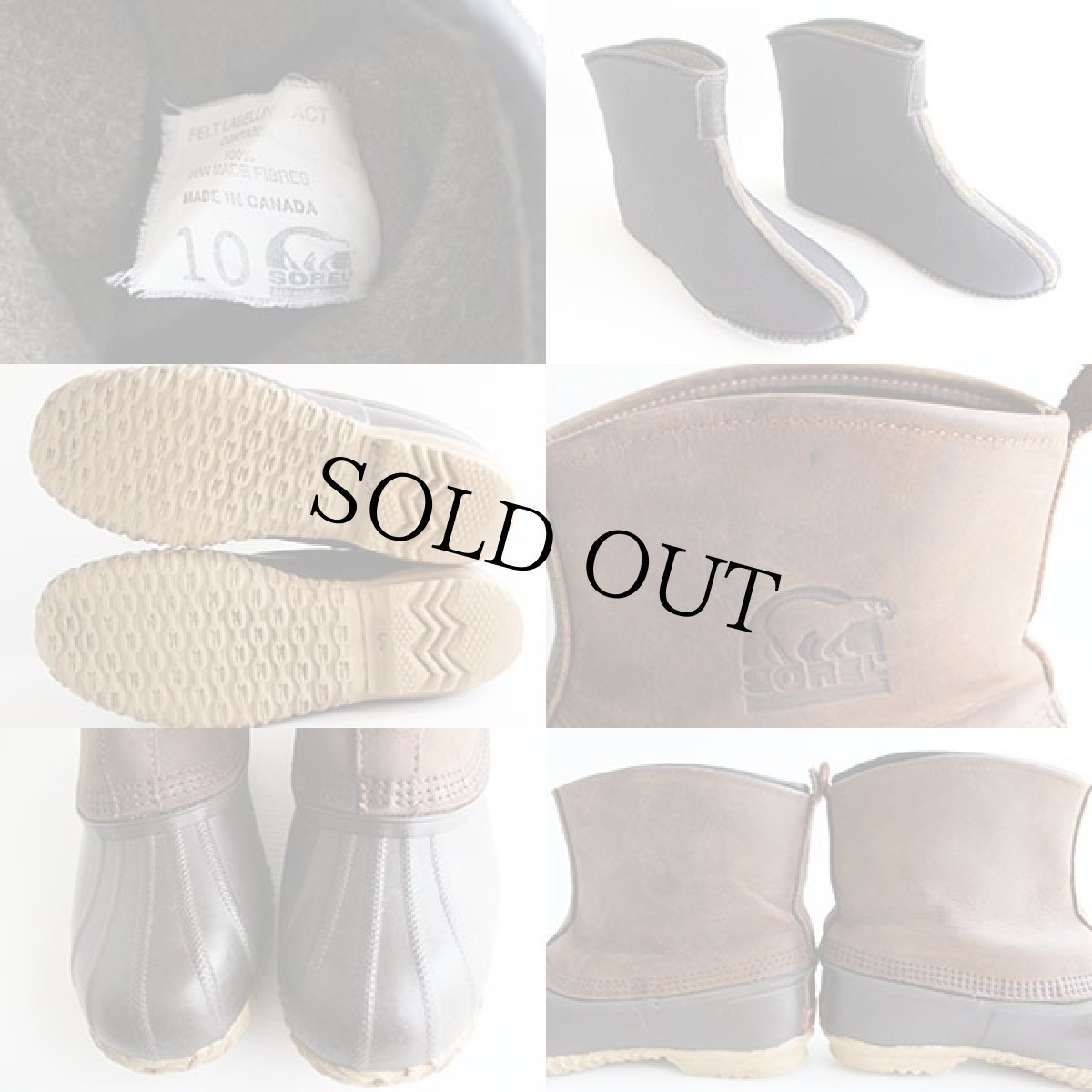 画像3: カナダ製 SORELソレル ヌバックレザー スノーブーツ 10 (3)