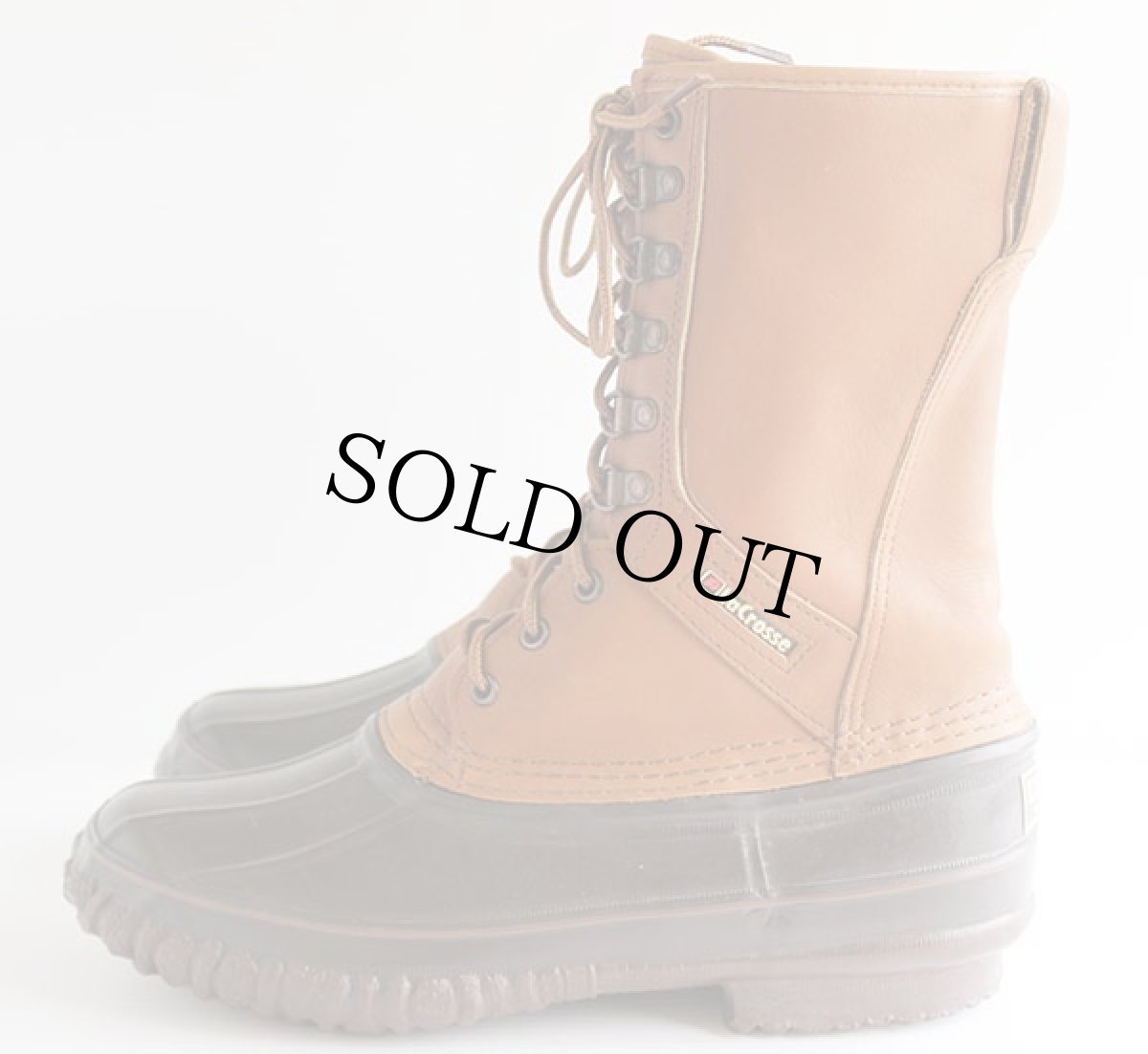 画像2: USA製 LaCrosseラクロス レザー ガムシューズ 8★ビーンブーツ (2)