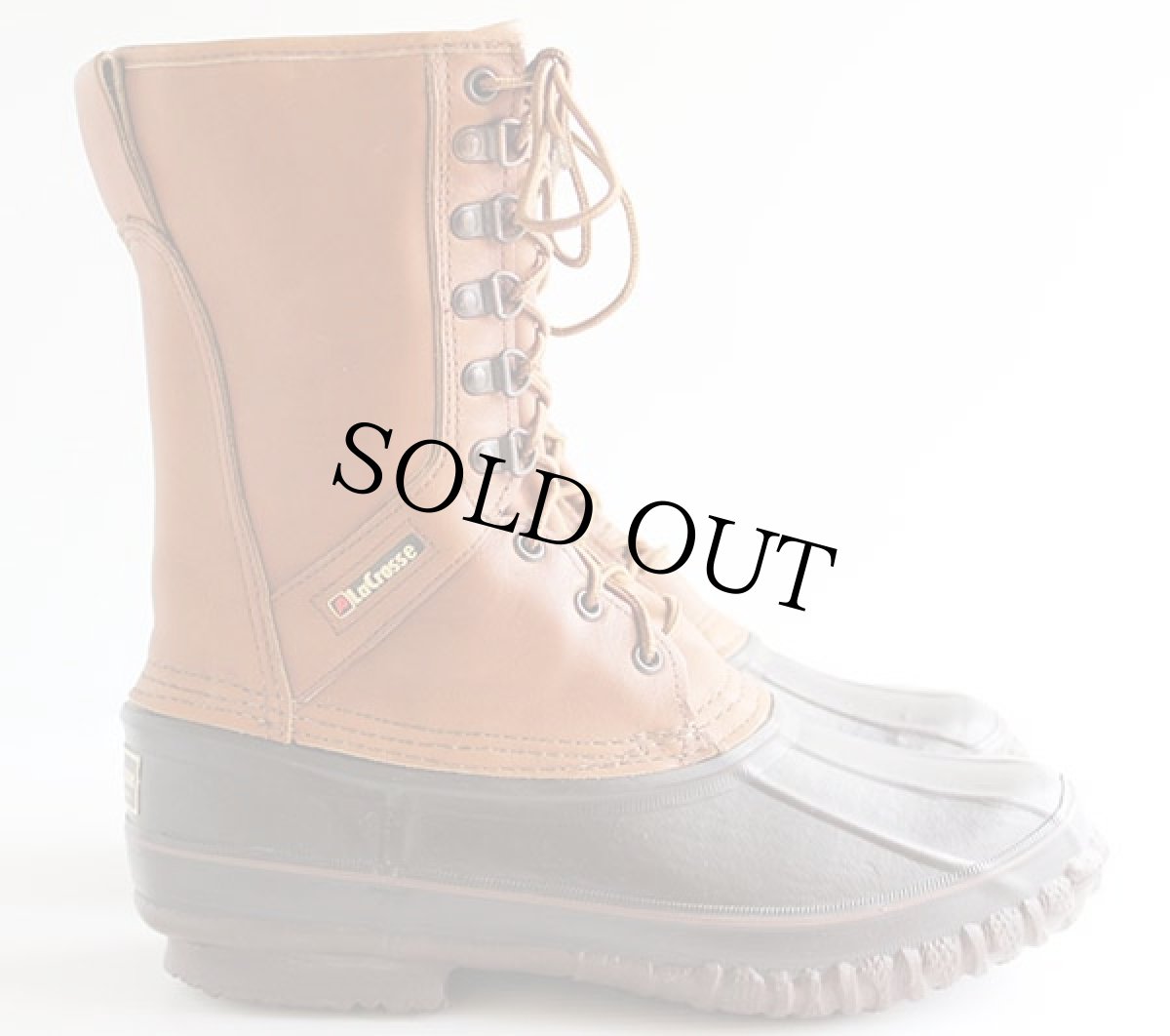 画像3: USA製 LaCrosseラクロス レザー ガムシューズ 8★ビーンブーツ (3)