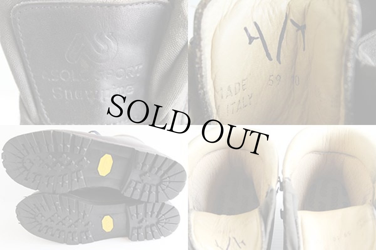 画像3: イタリア製 ASOLOアゾロ Snowpine マウンテンブーツ 黒 8.5 (3)