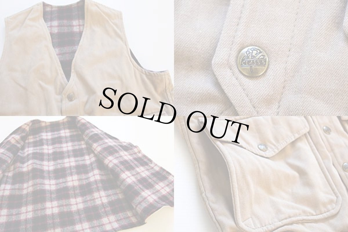 画像3: 80s CLASS-5 ウールライナー コットンベスト (3)