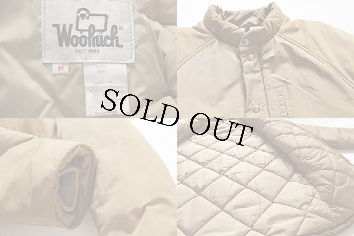 画像3: 70s USA製 Woolrichウールリッチ 中綿入り マウンテンジャケット タン M (3)