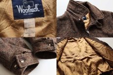 画像3: 80s USA製 Woolrichウールリッチ チンスト付き ツイード ウールジャケット L (3)