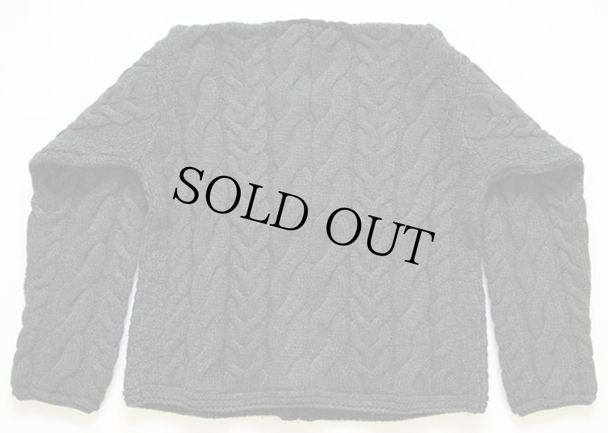 画像2: アイルランド製 Carraig Donn ケーブル編み メリノウールニット カーディガン★フィッシャーマン (2)