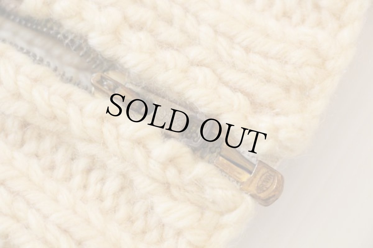 画像5: 60s トーテムポール柄  ウール カウチンセーター (5)