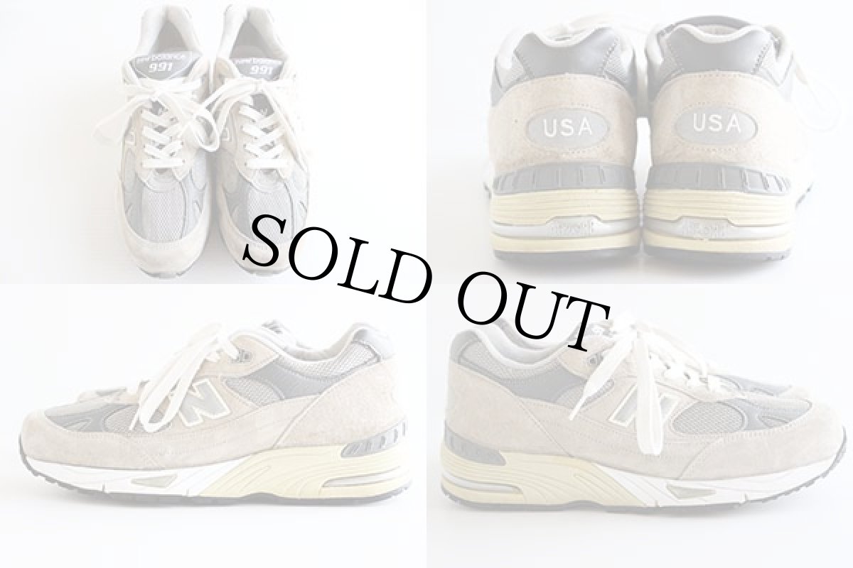 画像2: USA製 NEW BALANCEニューバランス 991 スニーカー グレー 8 (2)