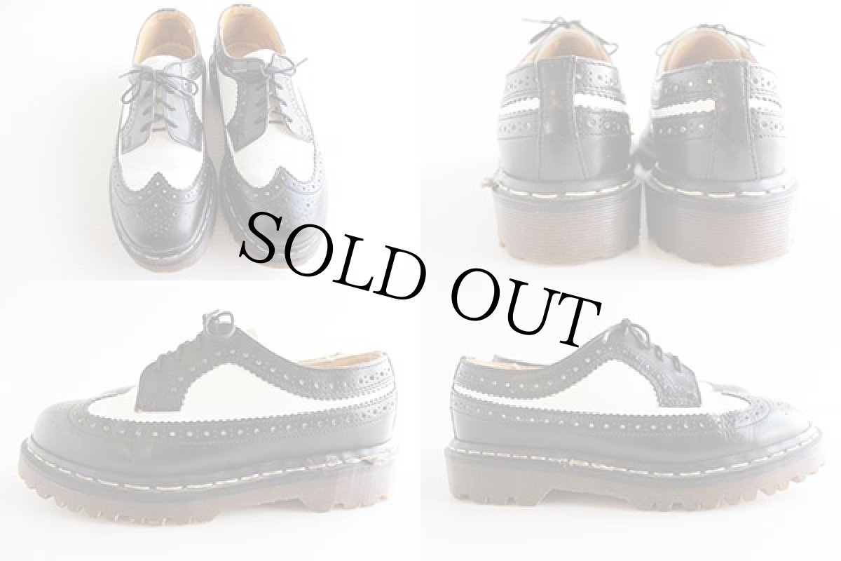 画像2: 英国製 DR.MARTENSドクターマーチン ウイングチップ レザーシューズ UK4 (2)