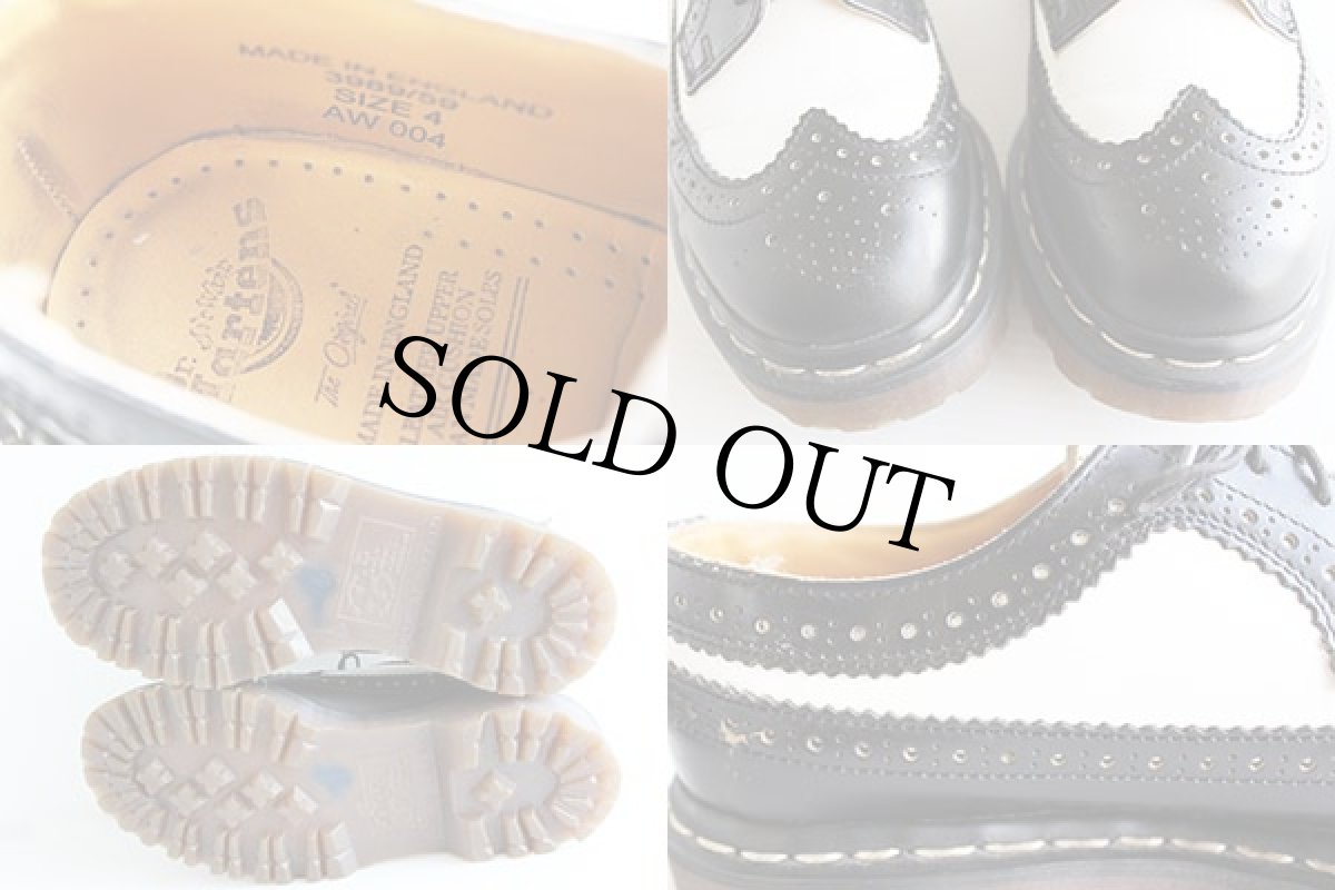 画像3: 英国製 DR.MARTENSドクターマーチン ウイングチップ レザーシューズ UK4 (3)