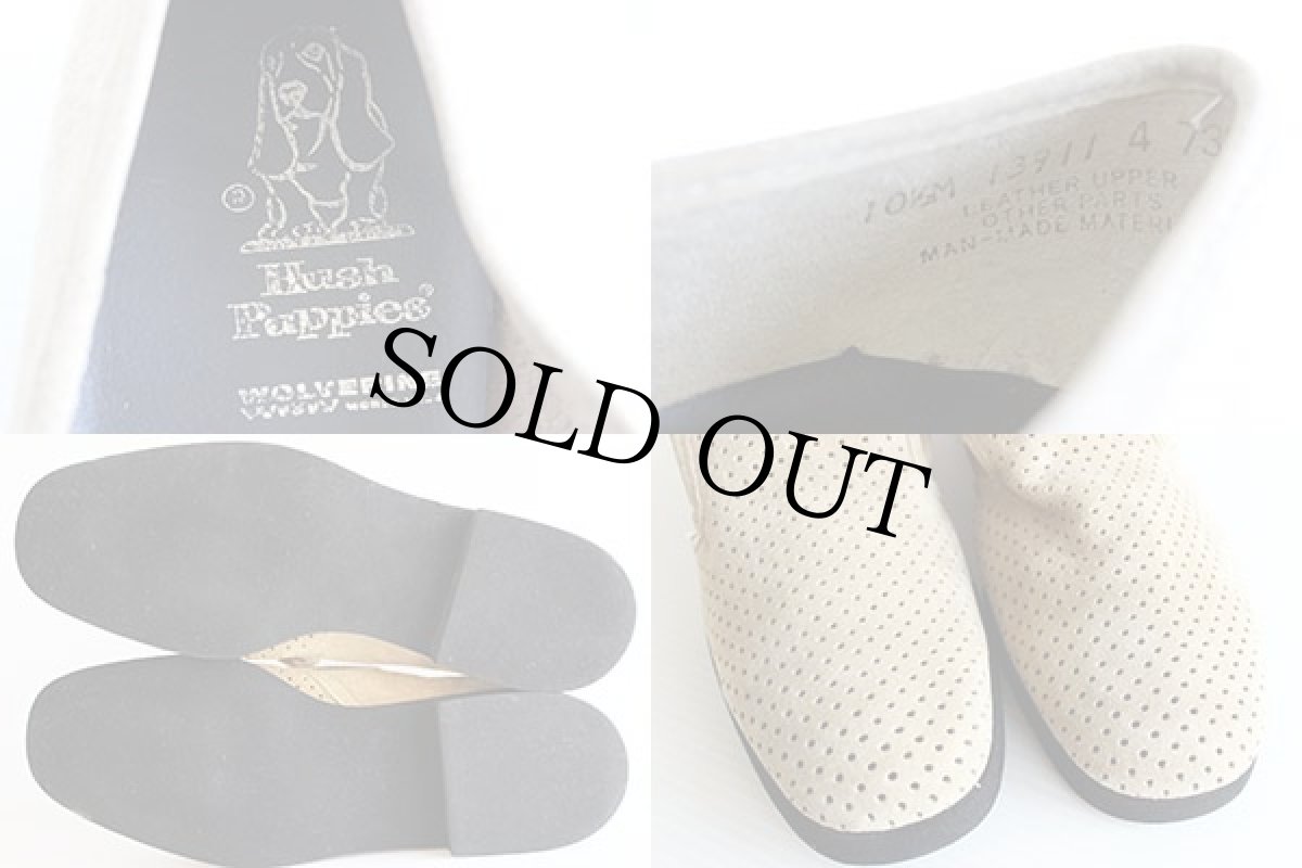 画像3: Hush Puppiesハッシュパピー パンチング スエード レザーシューズ 10.5★革靴 (3)