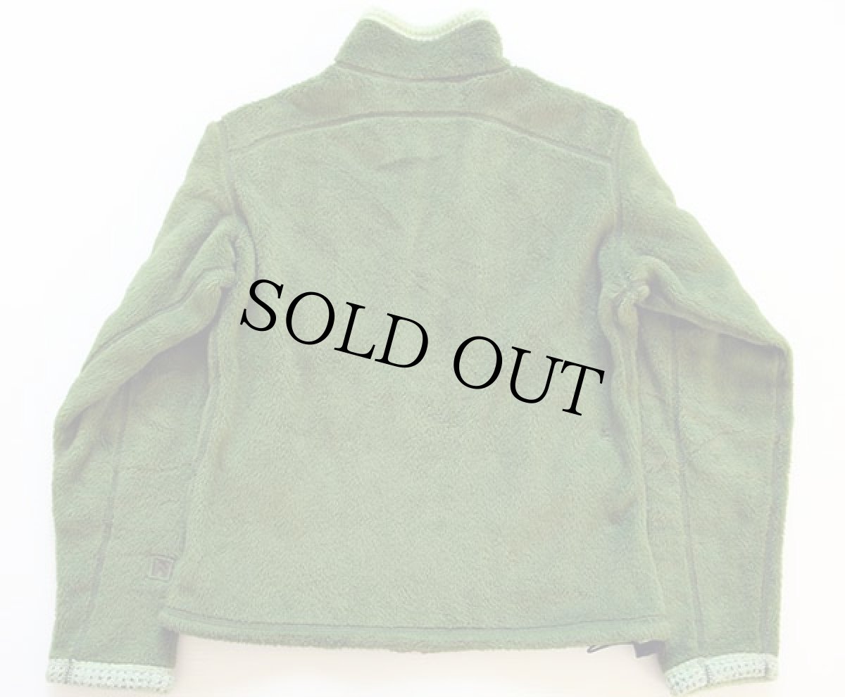 画像2: 00s USA製 patagoniaパタゴニア R4 フリースジャケット 緑 W-S (2)