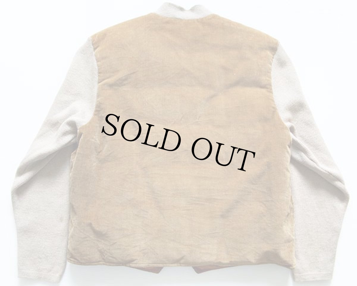 画像2: 80s EddieBauerエディーバウアー コーデュロイ×ニット ダウンジャケット (2)