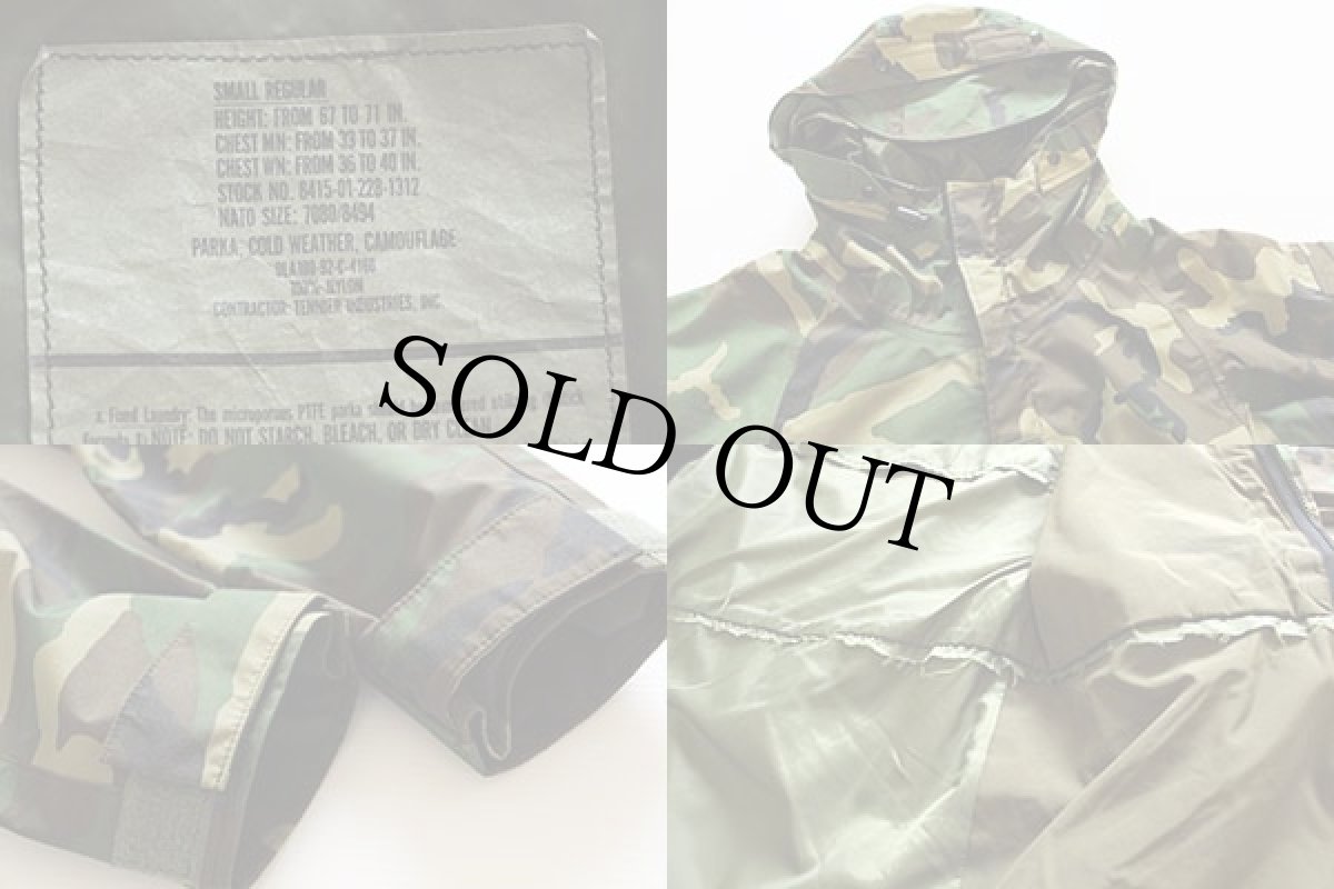 画像3: 90s 米軍 U.S.ARMY ECWCS GEN1 ウッドランドカモ  GORE-TEXゴアテックスパーカー S-R (3)