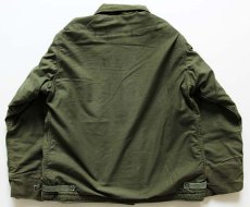 画像2: 80s 米軍 U.S.NAVY A-2 デッキジャケット L (2)