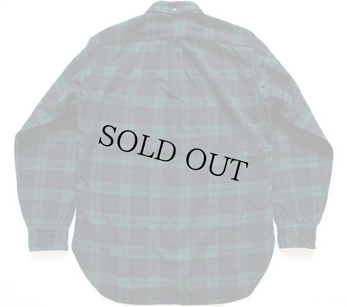 画像2: 60s PENDLETONペンドルトン ブラックウォッチ タータンチェック ボタンダウン ウールシャツ M (2)