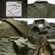 画像4: 80s 米軍 U.S.NAVY A-2 デッキジャケット L (4)