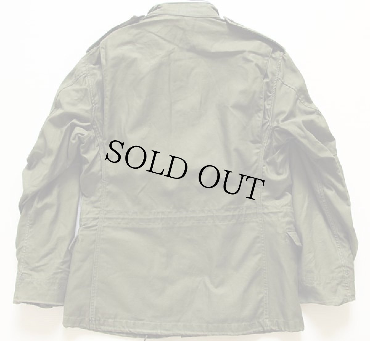 画像2: 60s 米軍 U.S.ARMY M-65 フィールドジャケット グレーライナー 2nd オリーブグリーン S-S (2)