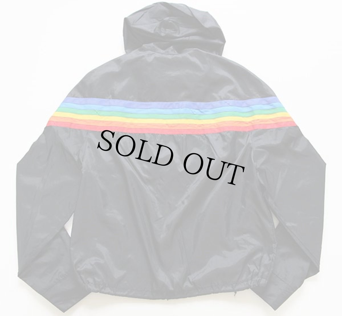 画像2: 80s OP ocean pacificオーシャンパシフィック ナイロンパーカー 黒 S (2)