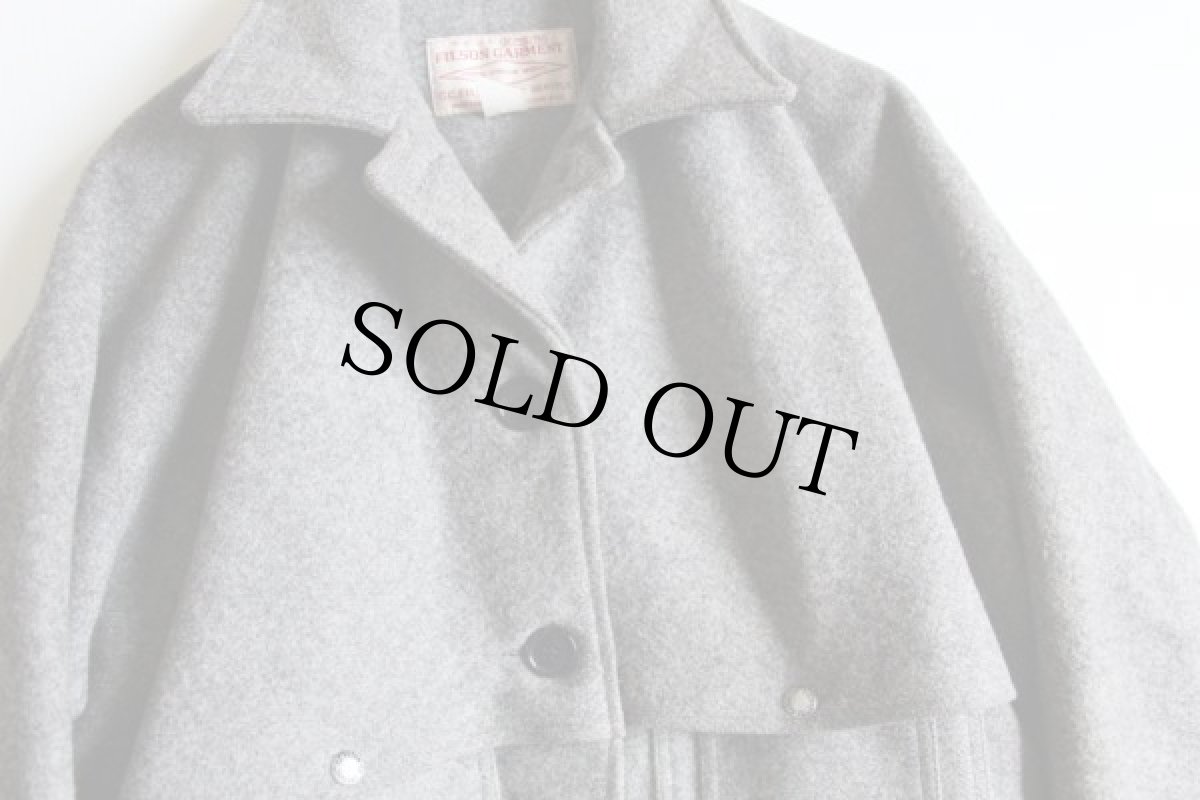 画像3: 80s USA製 FILSONフィルソン ダブル マッキーノクルーザー グレー 12 (3)