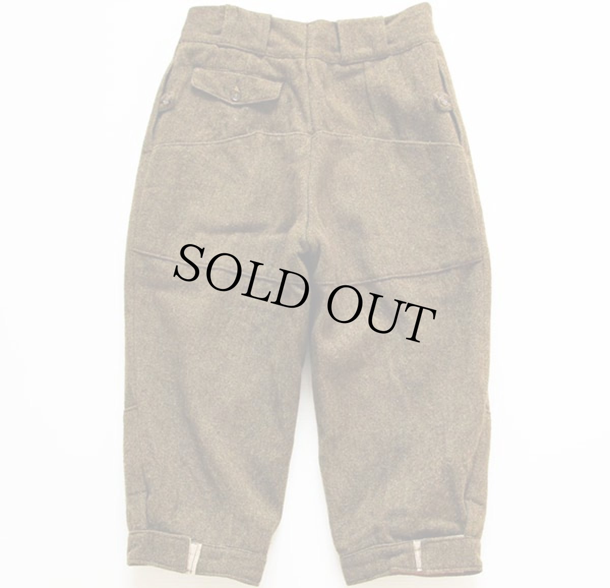 画像2: 70s Woolrichウールリッチ ニッカポッカ ウールパンツ w30 (2)