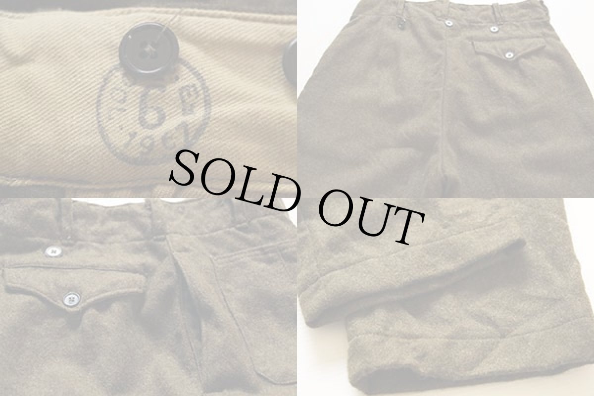 画像3: 60s ギリシャ軍 実物 ウールパンツ 6 (3)