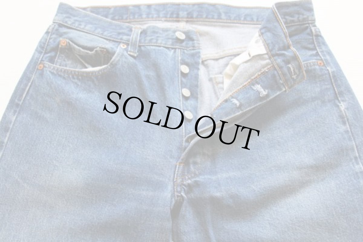 画像2: 70s USA製 Levi'sリーバイス 501 66後期 デニムパンツ w36 (2)