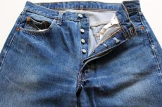 画像2: 70s USA製 Levi'sリーバイス 501 66後期 デニムパンツ w36 (2)