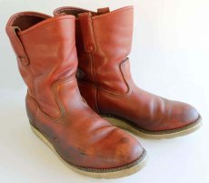 画像1: 90s USA製 REDWINGレッドウイング 866 アイリッシュセッター ペコスブーツ 赤茶 9E (1)