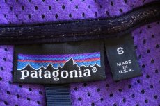 画像4: 90s USA製 patagoniaパタゴニア ベビーレトロ カーディガン 深緑 S (4)