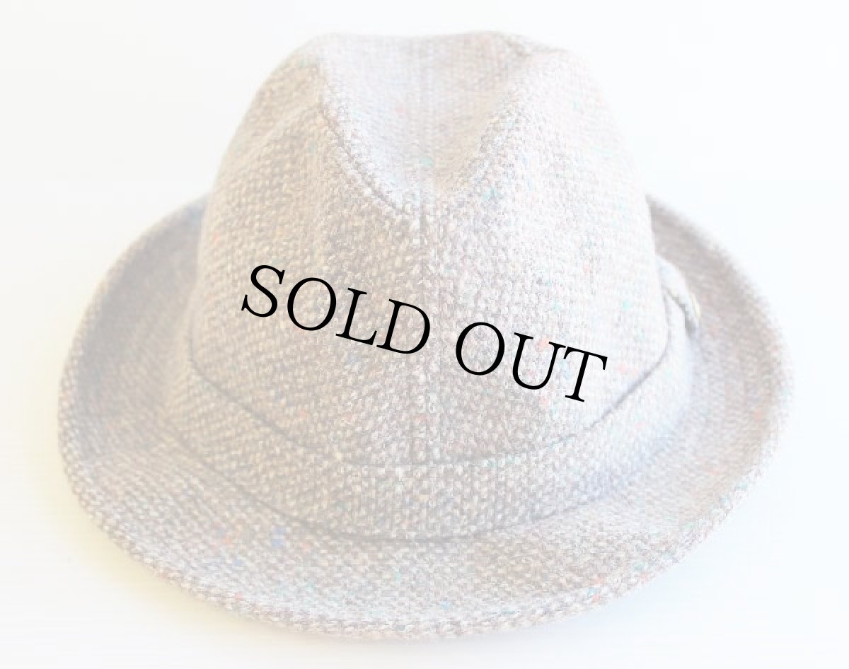 画像2: USA製 PENDLETONペンドルトン ツイード フェドラハット 7 1/2 (2)