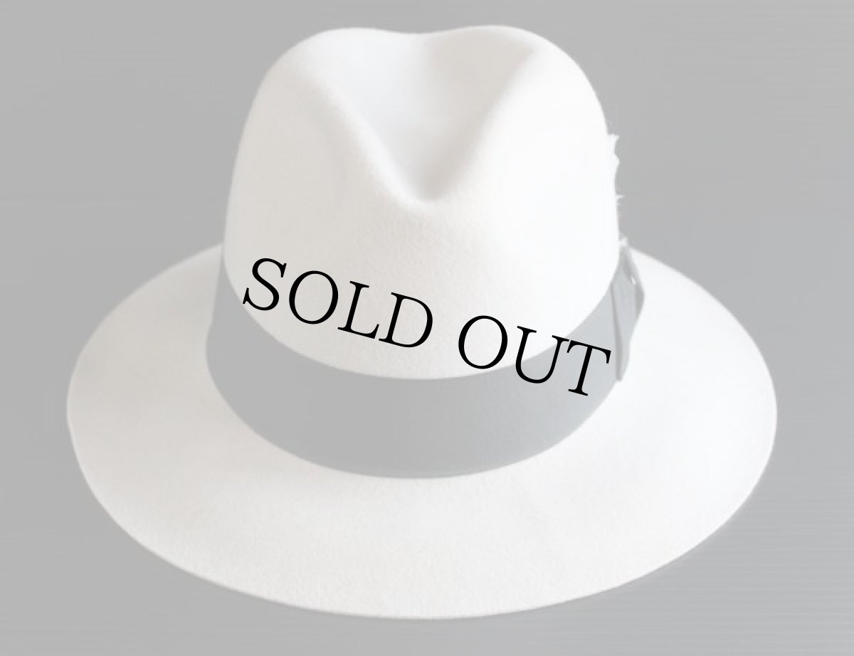 画像2: UNTOUCHABLE フェルト フェドラハット グレー M (2)