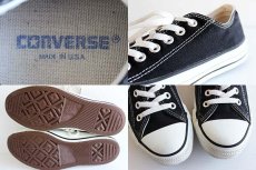 画像3: 90s USA製 CONVERSEコンバース ALL STARオールスター Low 黒 5 (3)