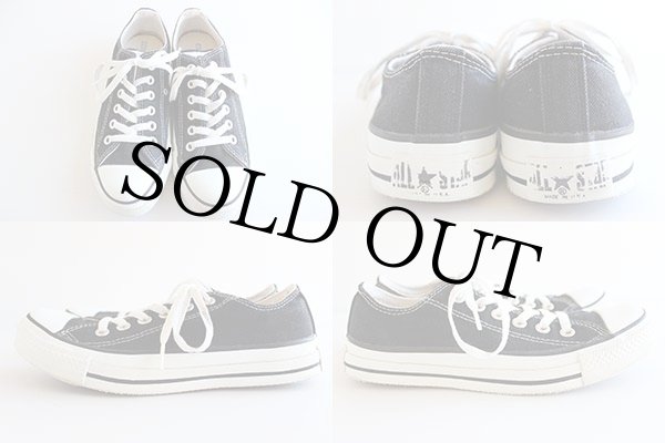 90s USA製 CONVERSEコンバース ALL STARオールスター Low 黒 5