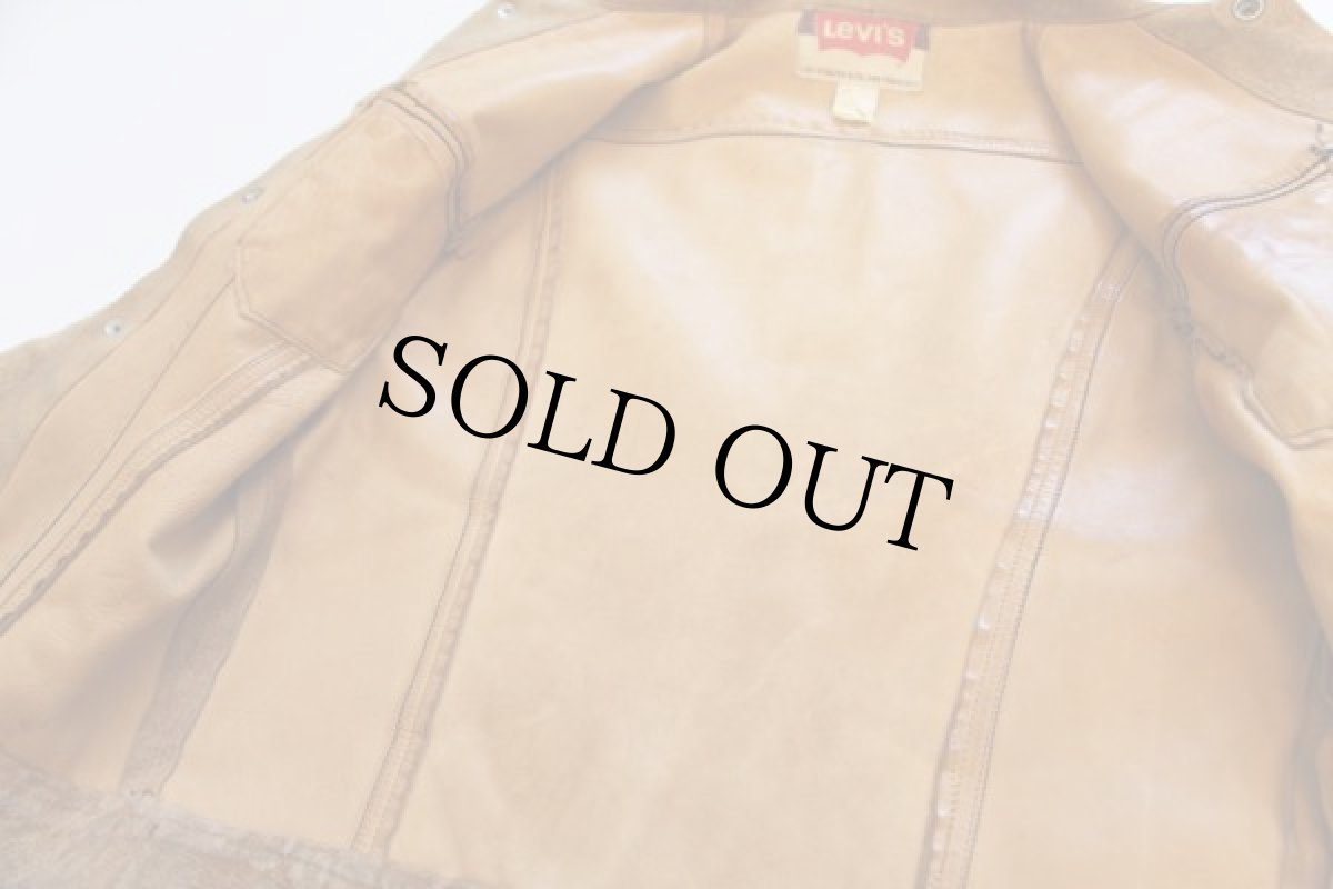 画像6: 60s LEVI'Sリーバイス BIGE スエードレザージャケット (6)