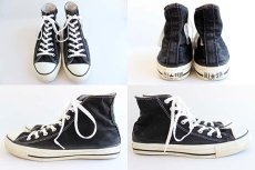 画像2: 90s USA製 CONVARSEコンバース ALL STARオールスターHI 黒 9.5 (2)