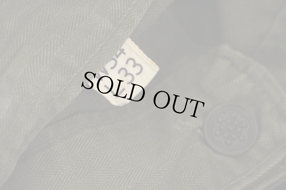 画像4: 40s 米軍 U.S.ARMY M-43 HBT ヘリンボーンツイル カーゴパンツ w34 L33 (4)