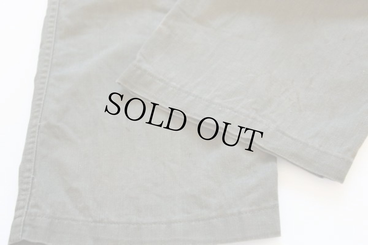 画像6: 40s 米軍 U.S.ARMY M-43 HBT ヘリンボーンツイル カーゴパンツ w34 L33 (6)