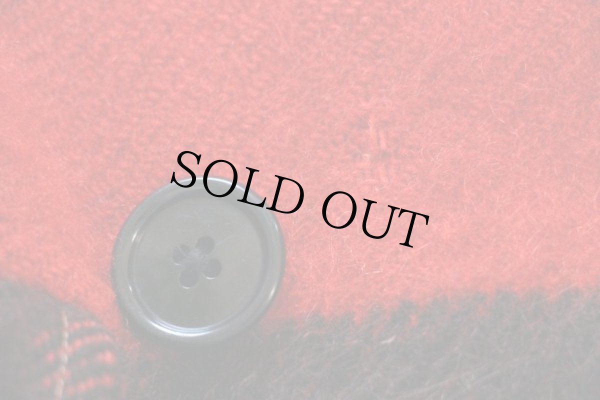 画像9: 40s 英国製 HUDSON'S BAYハドソンズベイ ウール ブランケット コート 赤 (9)