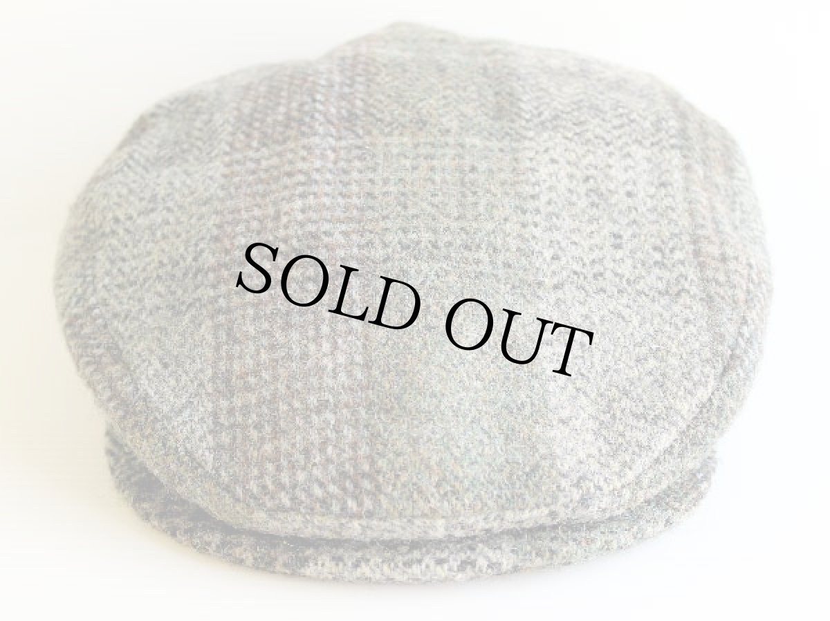 画像2: 80s USA製 EddieBauerエディーバウアー×Harris Tweedハリスツイード 耳当て付き ハンチング L  (2)