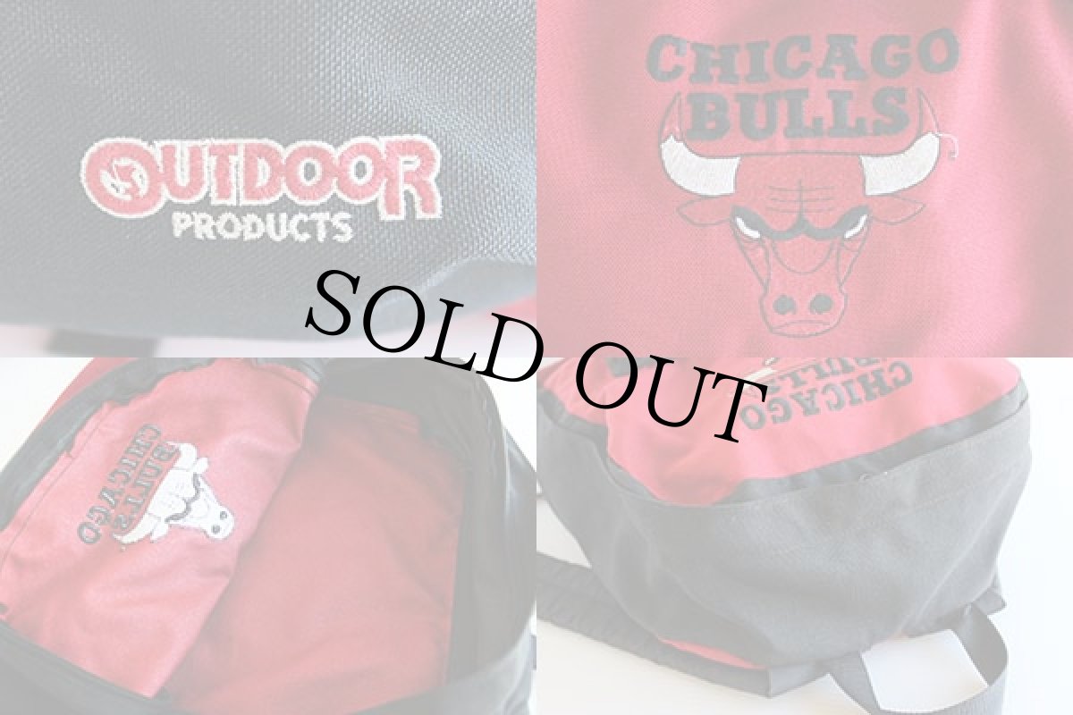 画像3: OUTDOOR PRODUCTSアウトドアプロダクツ BULLS シカゴ ブルズ 刺繍 デイパック★リュックサック (3)