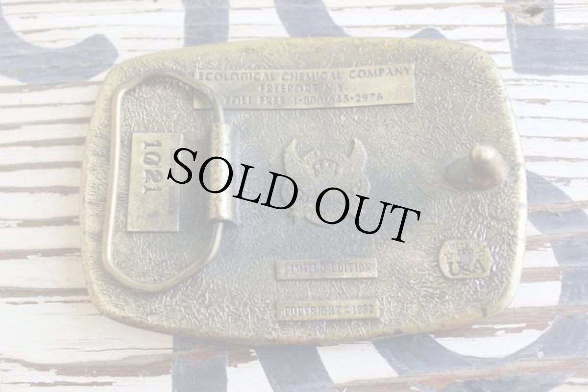 画像2: 80s USA製 HOGS ARE BEAUTIFUL バックル (2)