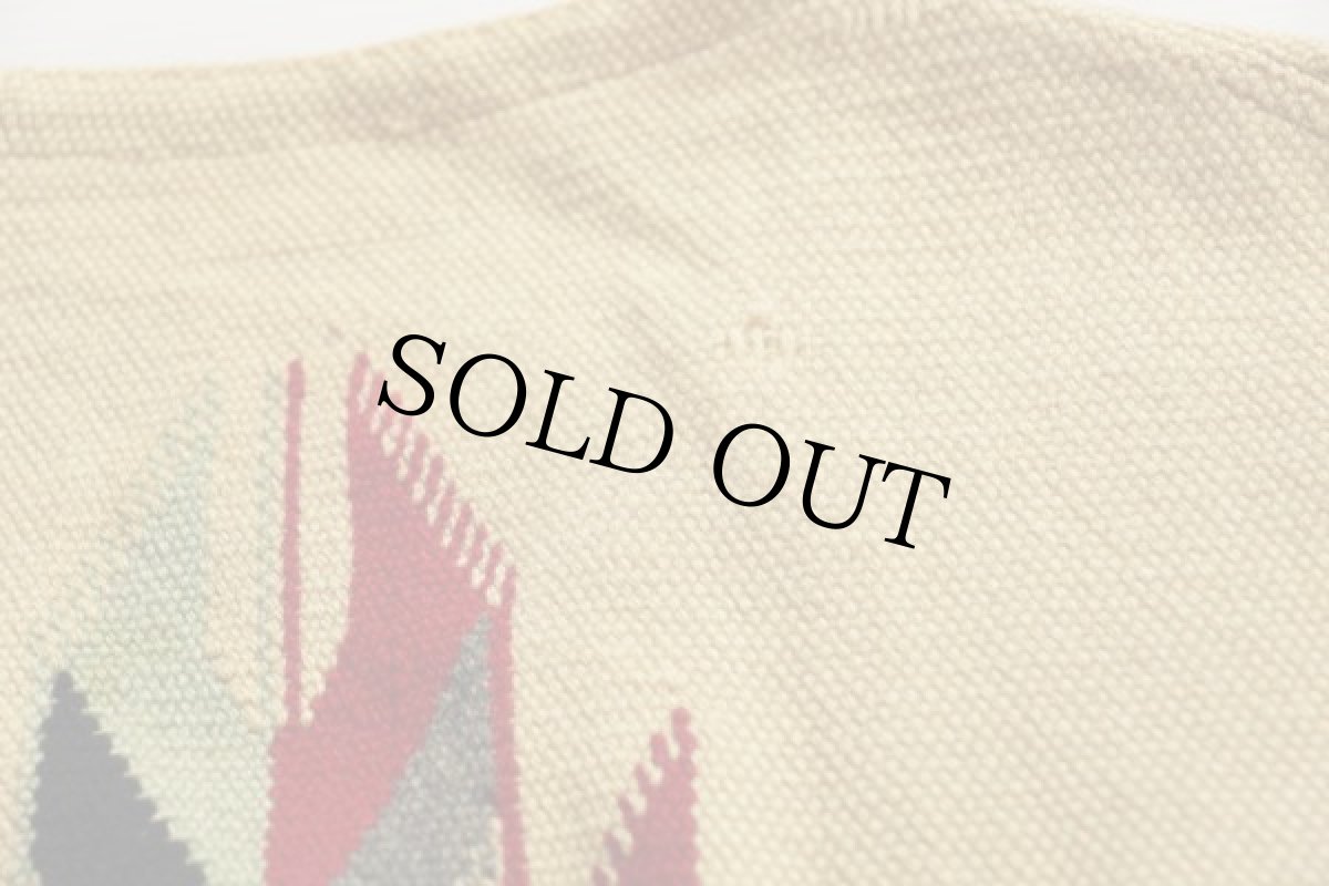 画像5: 40s UNKNOWN ネイティブ柄 チマヨ ラグ ベスト (5)