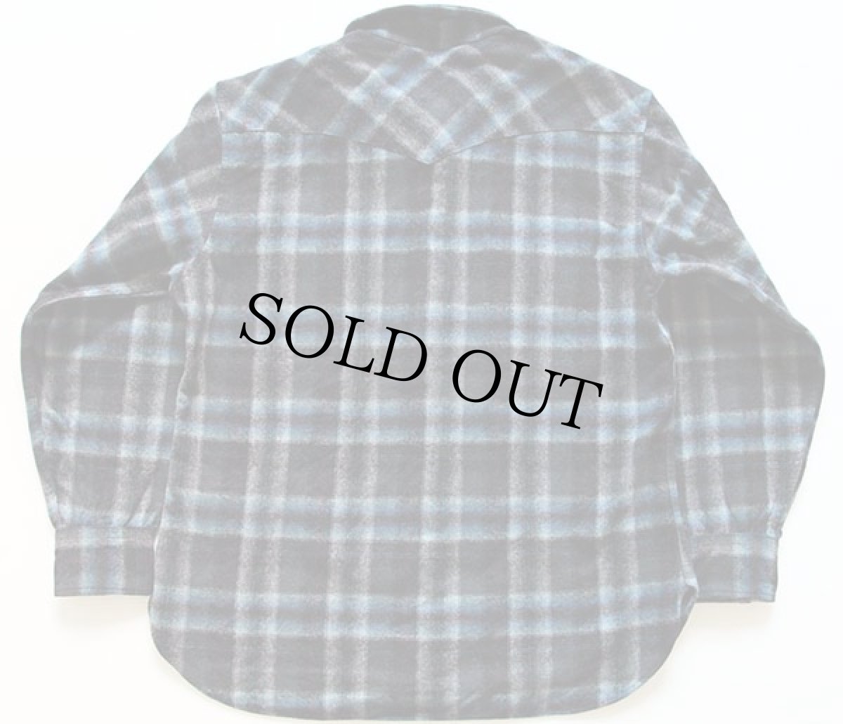 画像2: 70s USA製 PENDLETONペンドルトン オンブレ ウール ウエスタンシャツ (2)